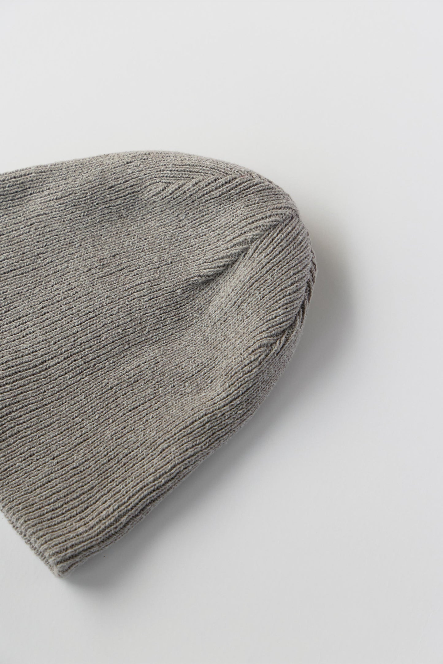 SILK COTTON RIB BEANIE
