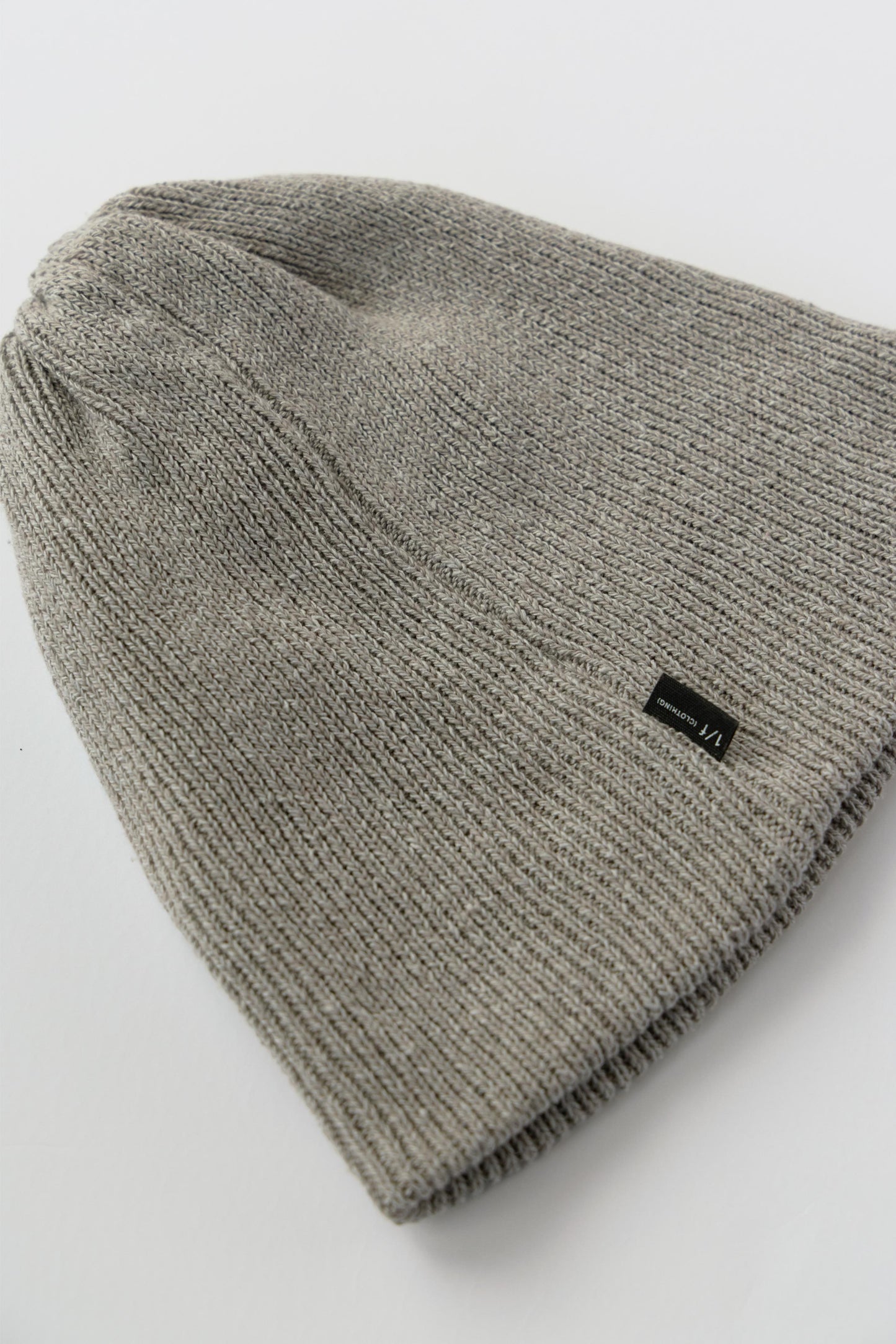 SILK COTTON RIB BEANIE