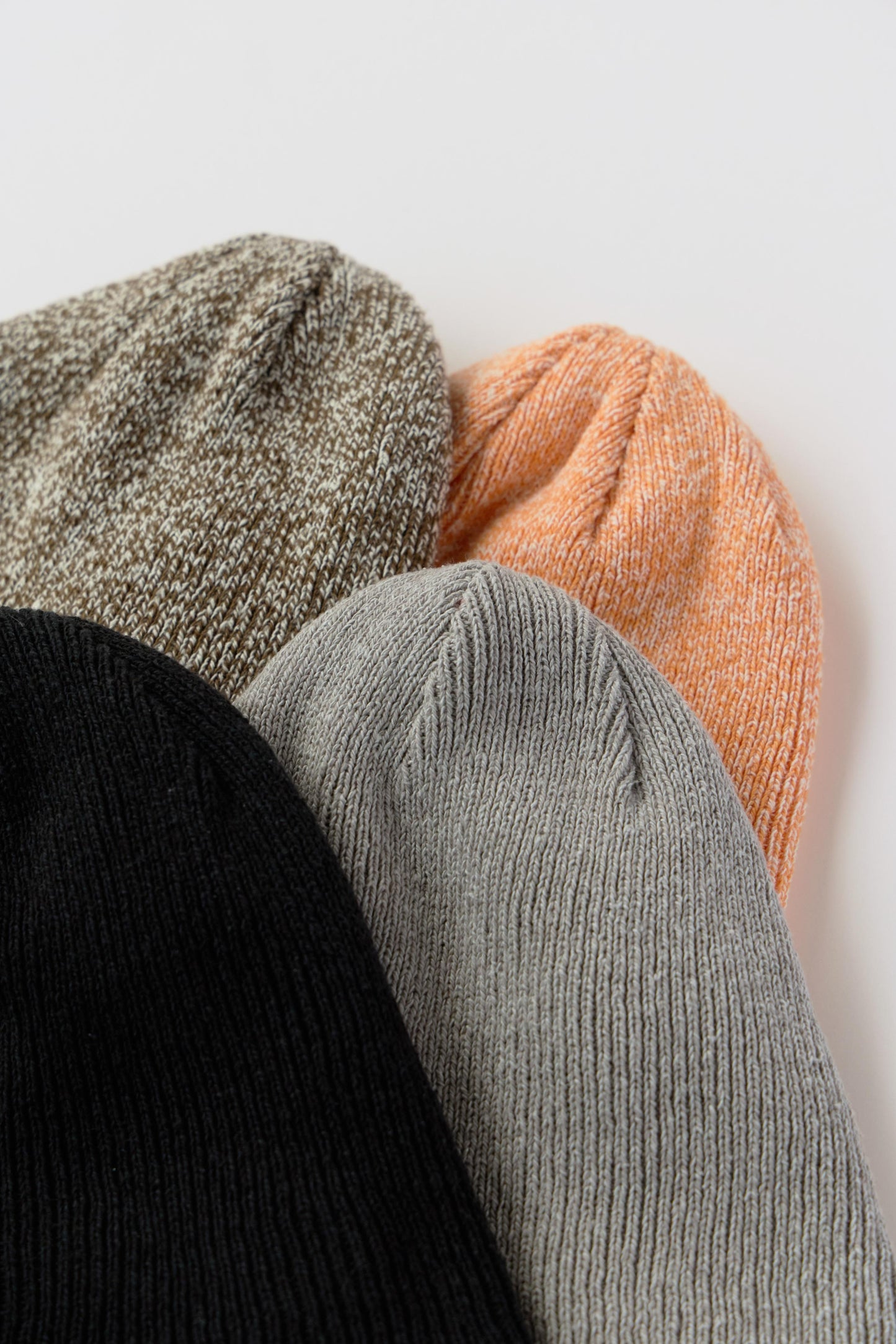 SILK COTTON RIB BEANIE