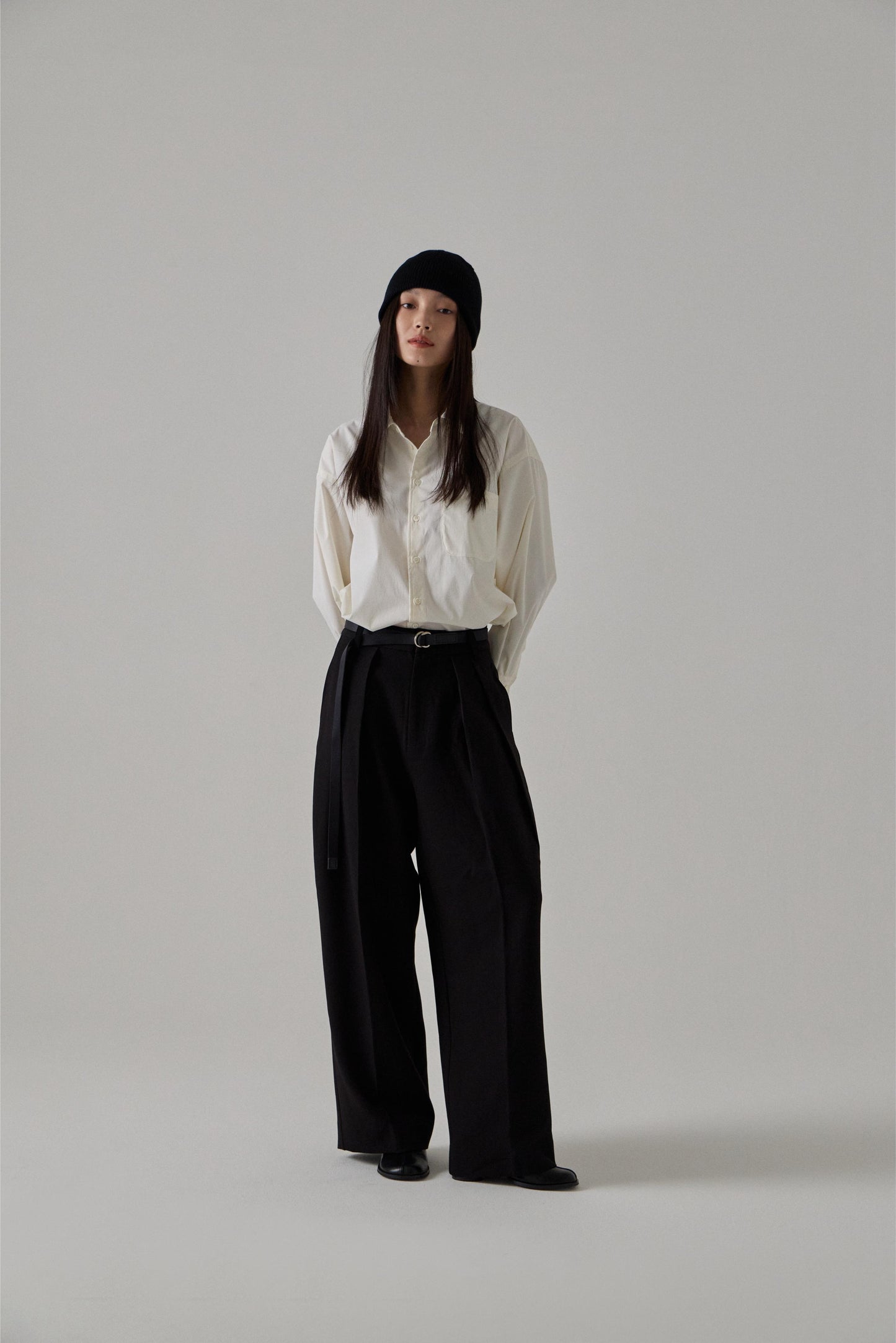DOUBLE TUCK WIDEPANTS