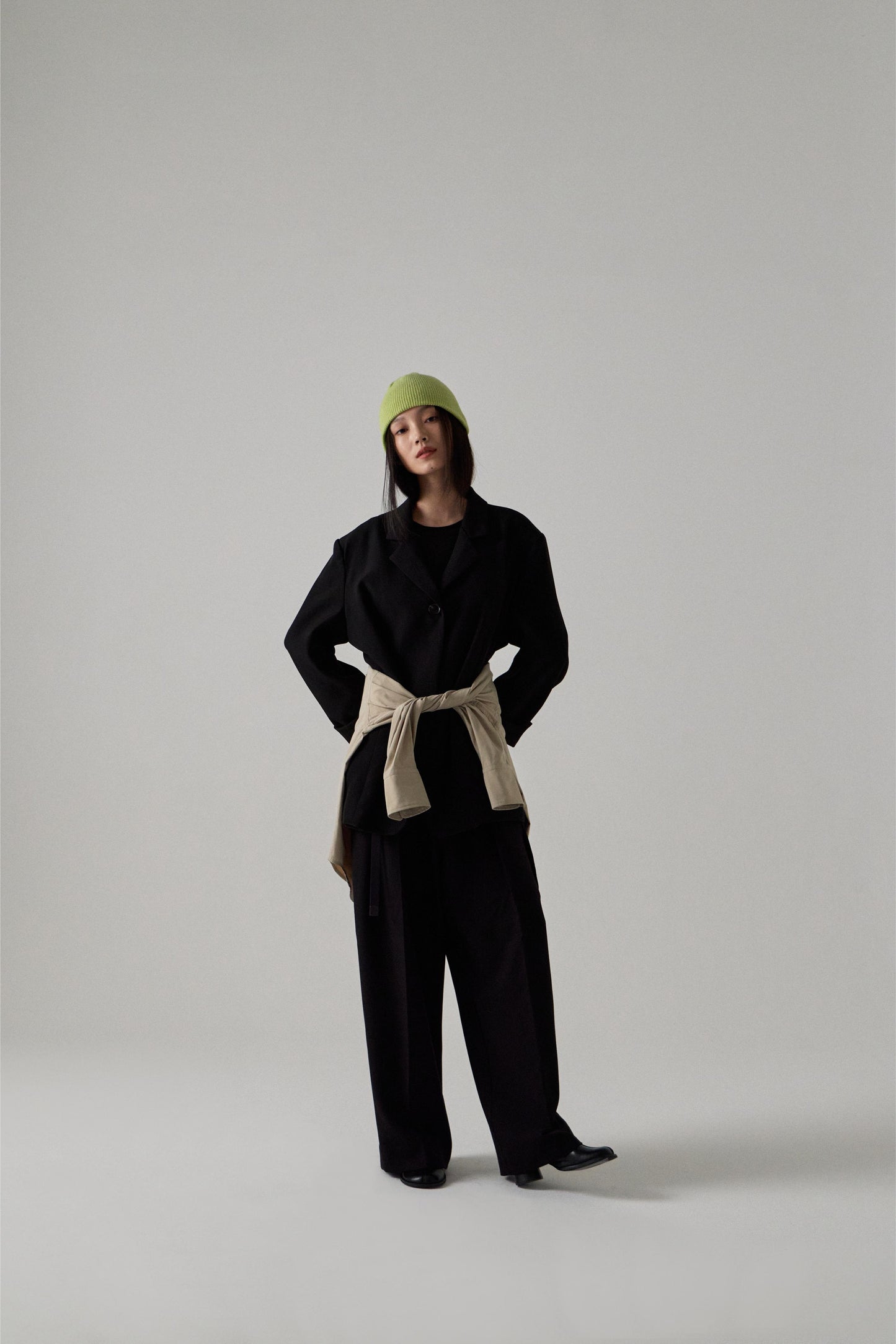 DOUBLE TUCK WIDEPANTS