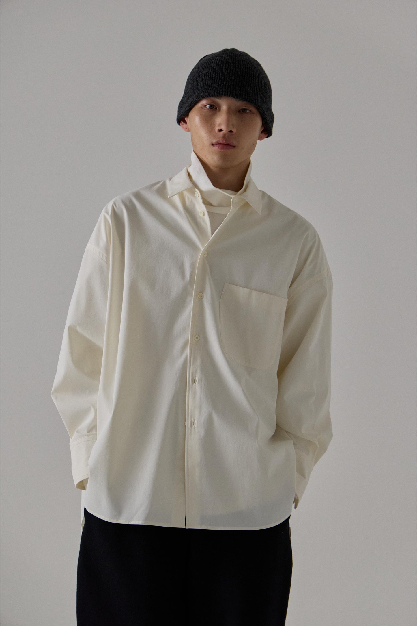 BASIC COLLAR OVERSIZED SHIRTS