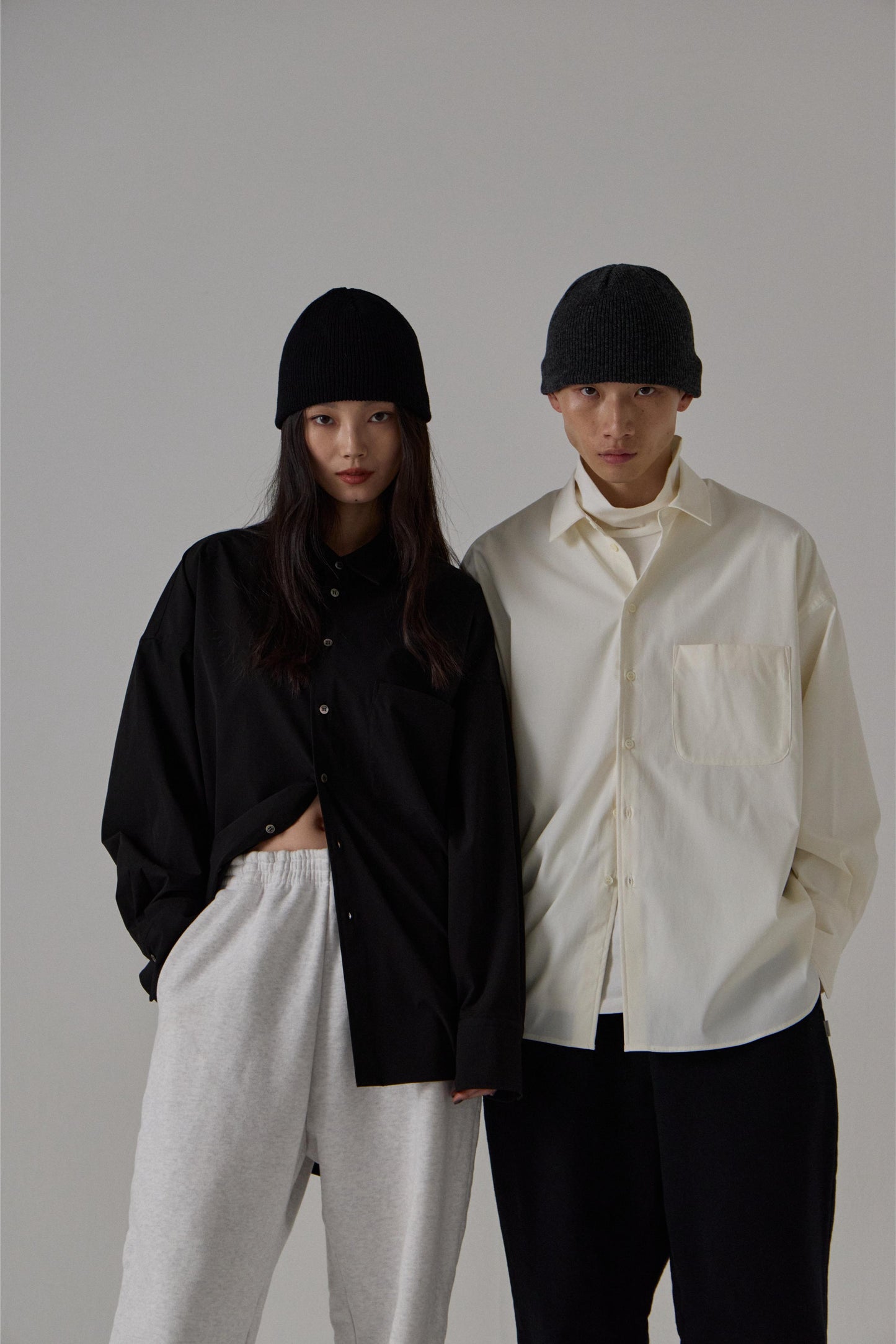 BASIC COLLAR OVERSIZED SHIRTS