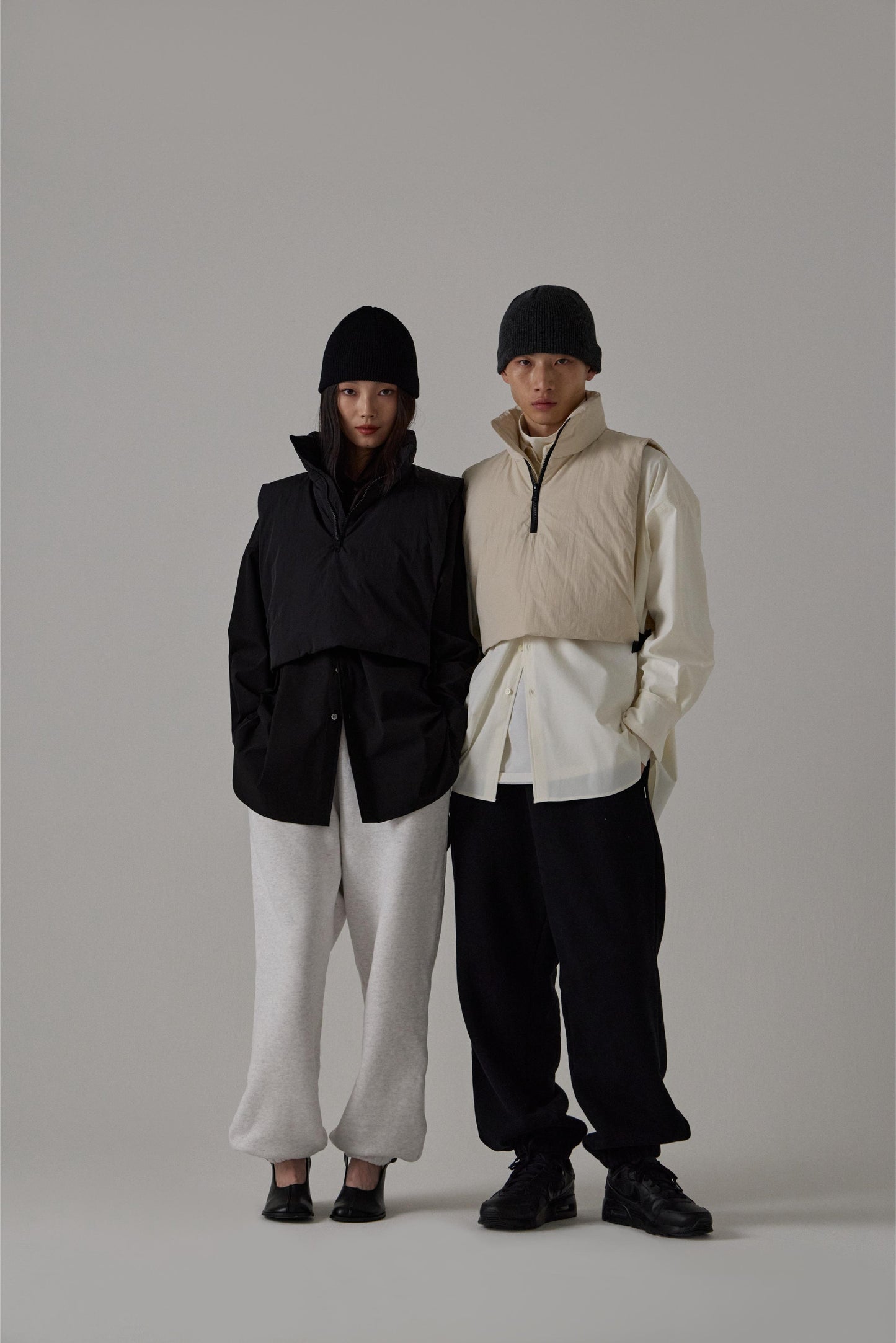 HALFZIP SHORT DOWN VEST