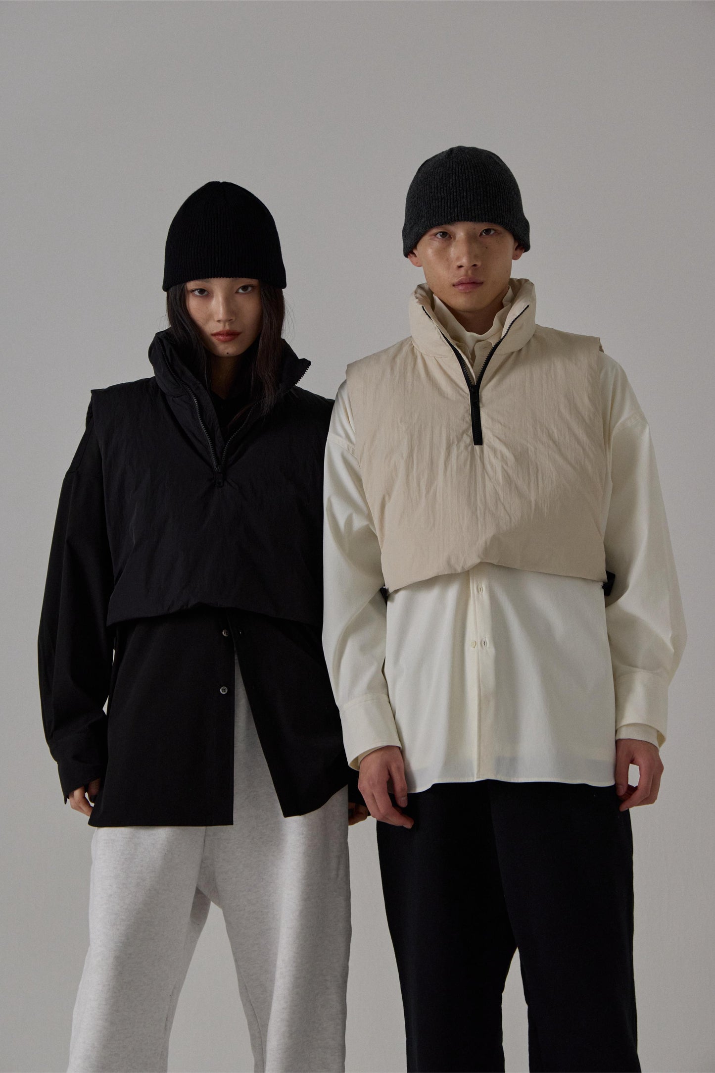 HALFZIP SHORT DOWN VEST