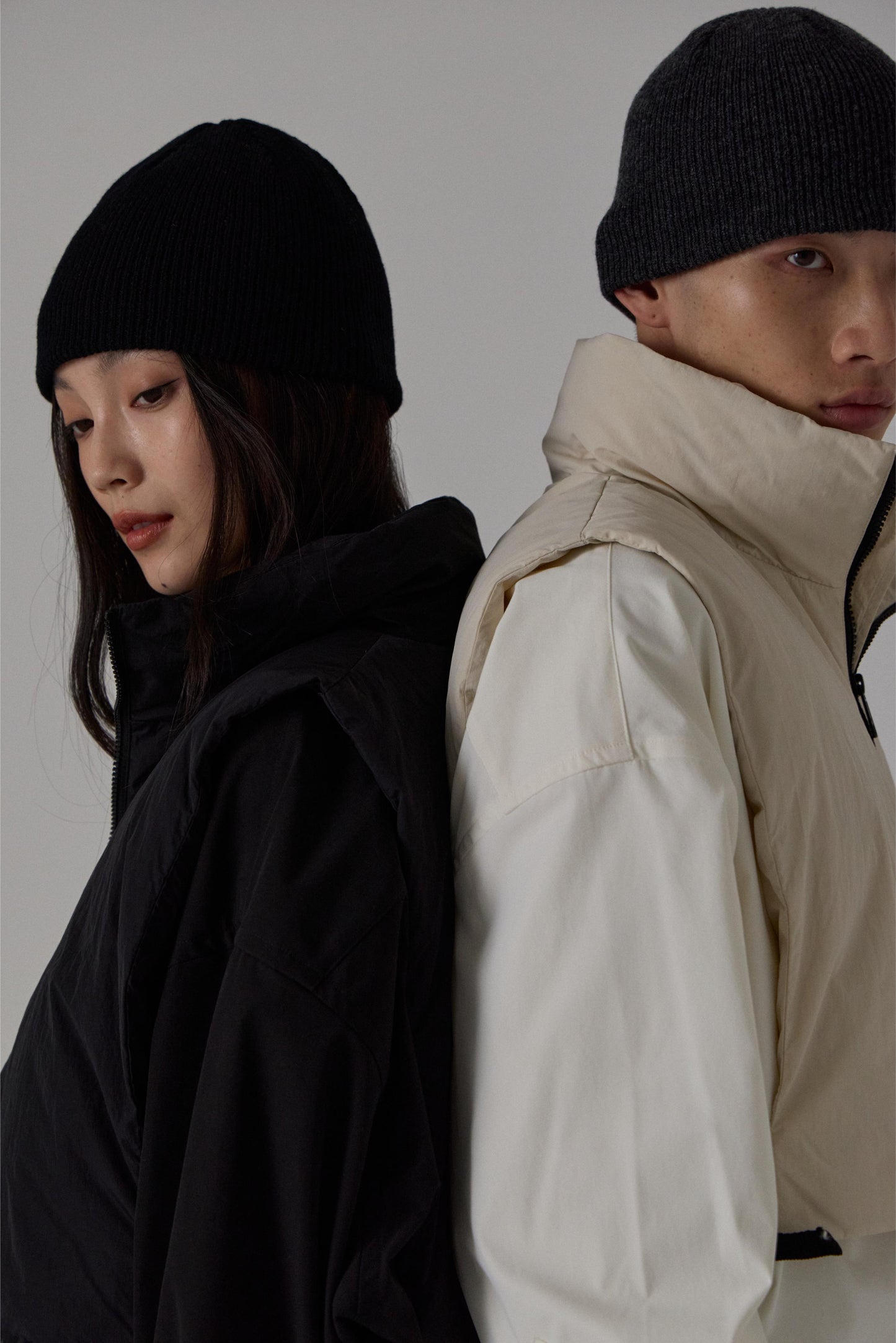 HALFZIP SHORT DOWN VEST