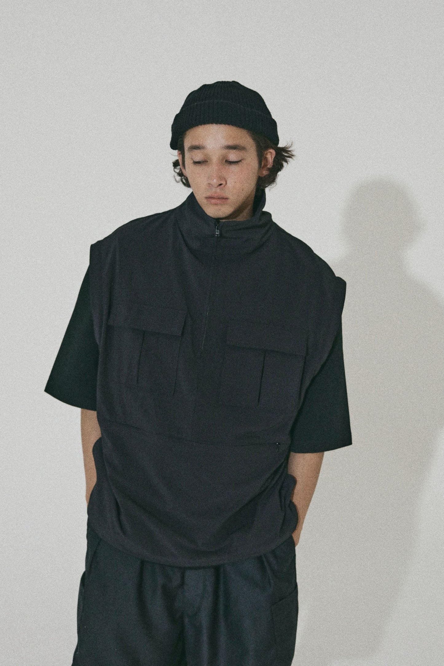 HALFZIP NYLON PULLOVER