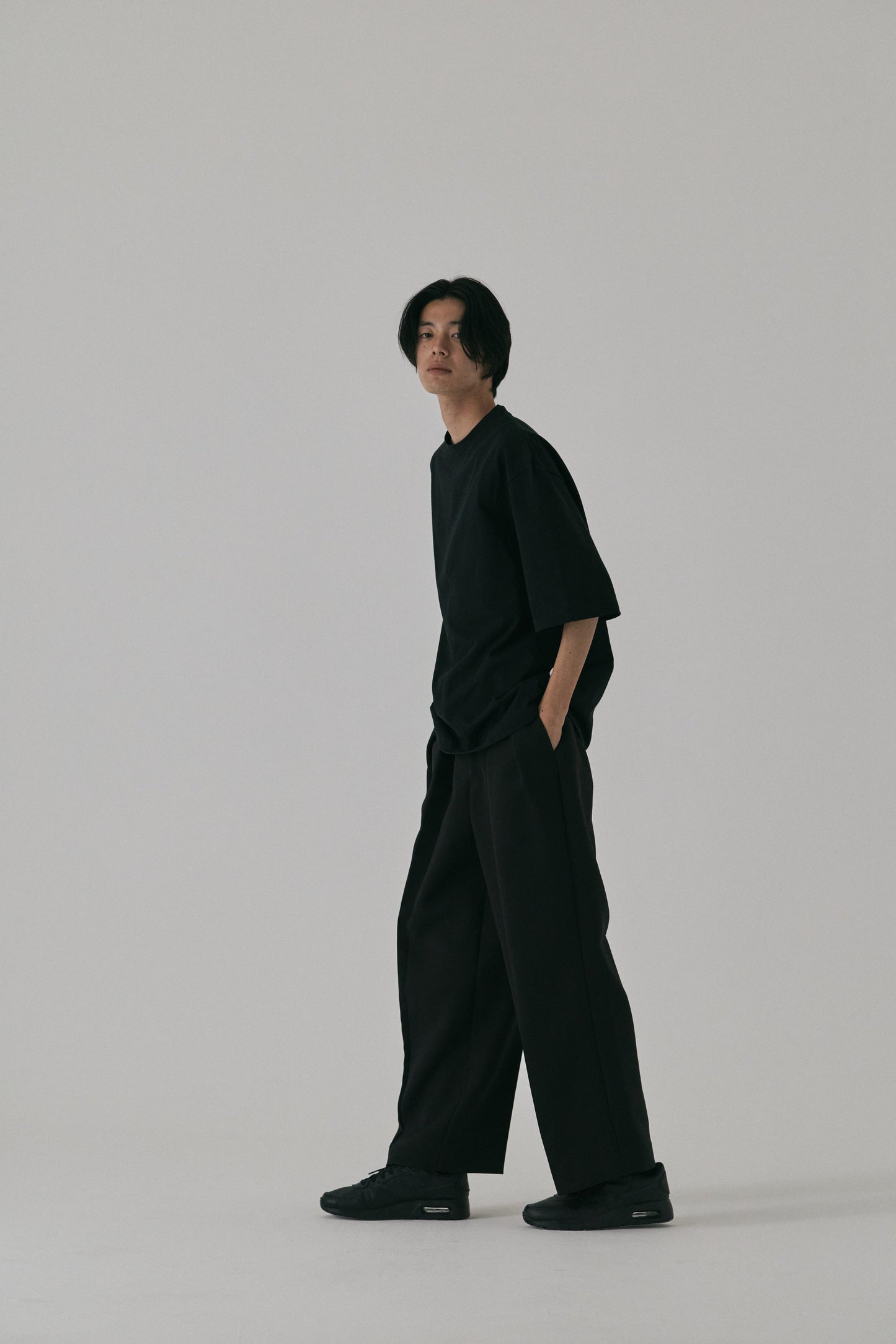 TRIPLE CLOTH DOUBLE TUCK PANTS