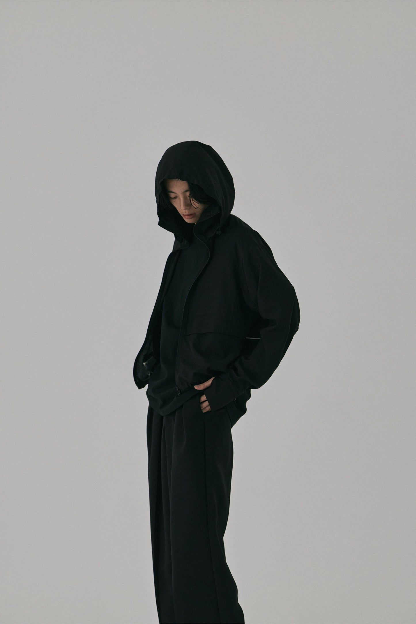 UV SHEER HOODED BLOUSON