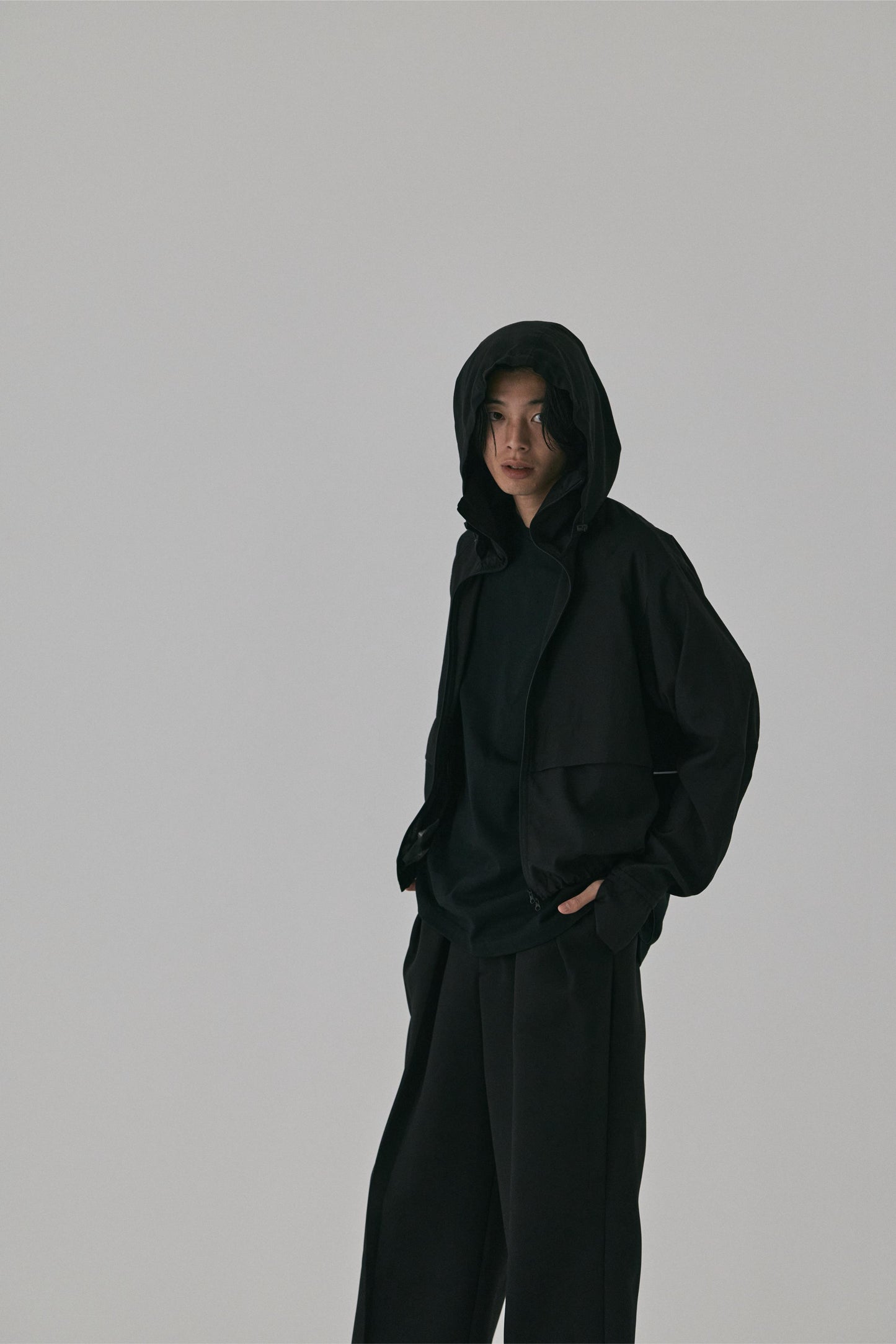 UV SHEER HOODED BLOUSON