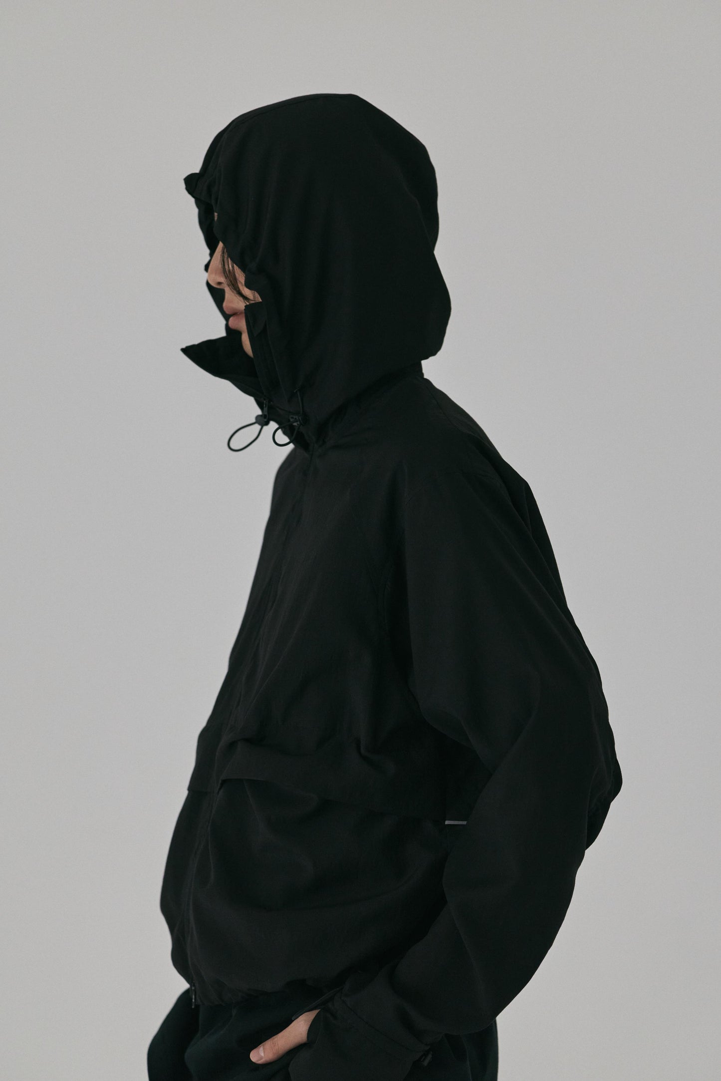 UV SHEER HOODED BLOUSON