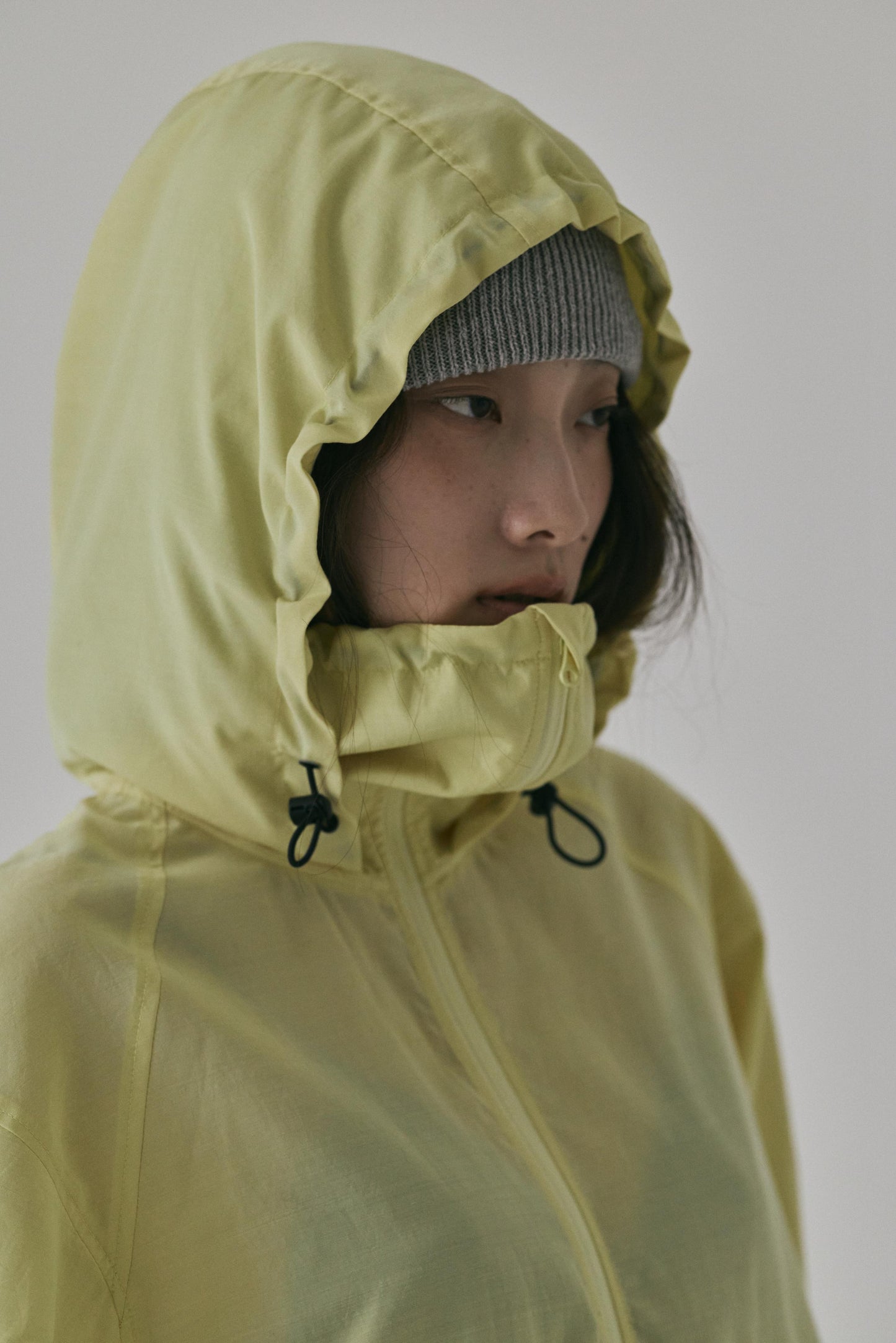 UV SHEER HOODED BLOUSON