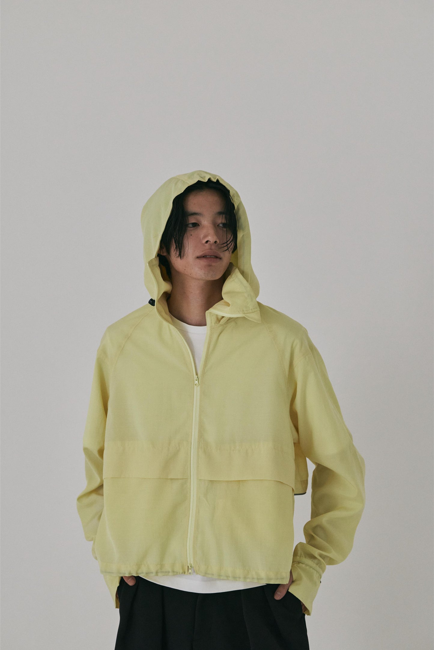UV SHEER HOODED BLOUSON