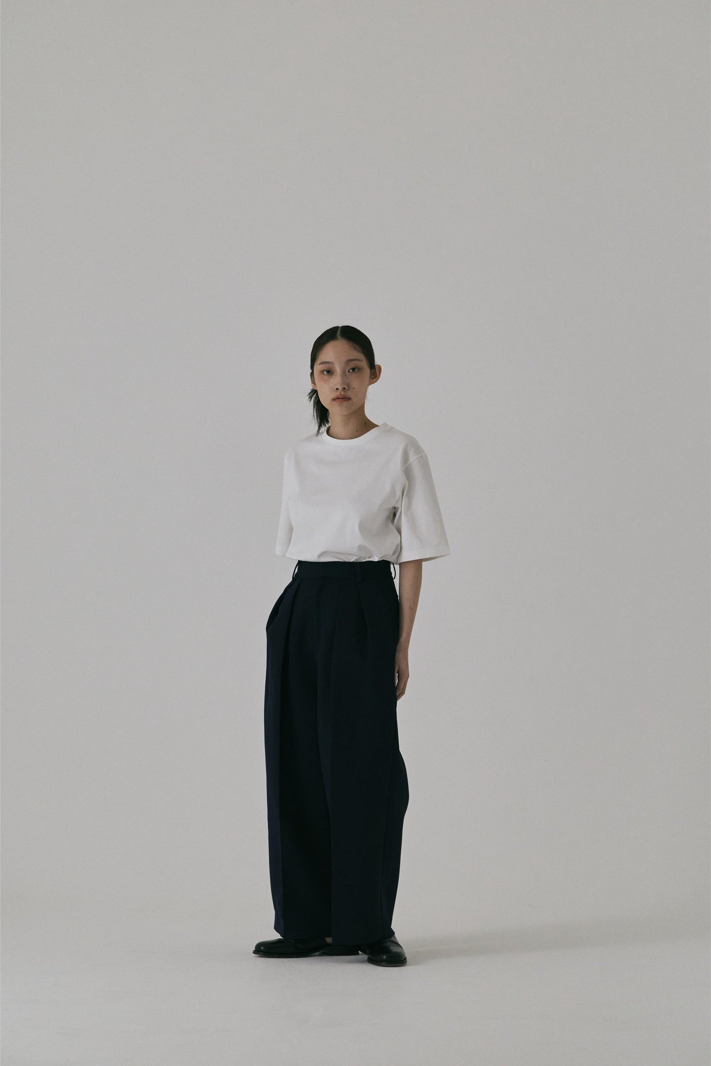 TRIPLE CLOTH DOUBLE TUCK PANTS