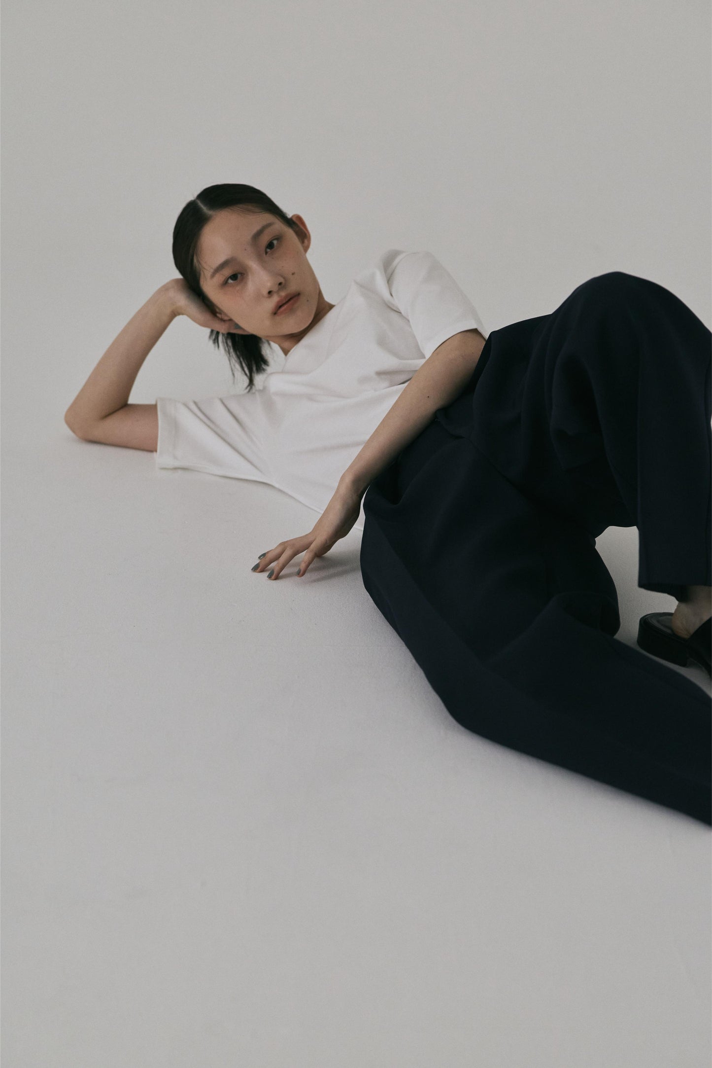 TRIPLE CLOTH DOUBLE TUCK PANTS