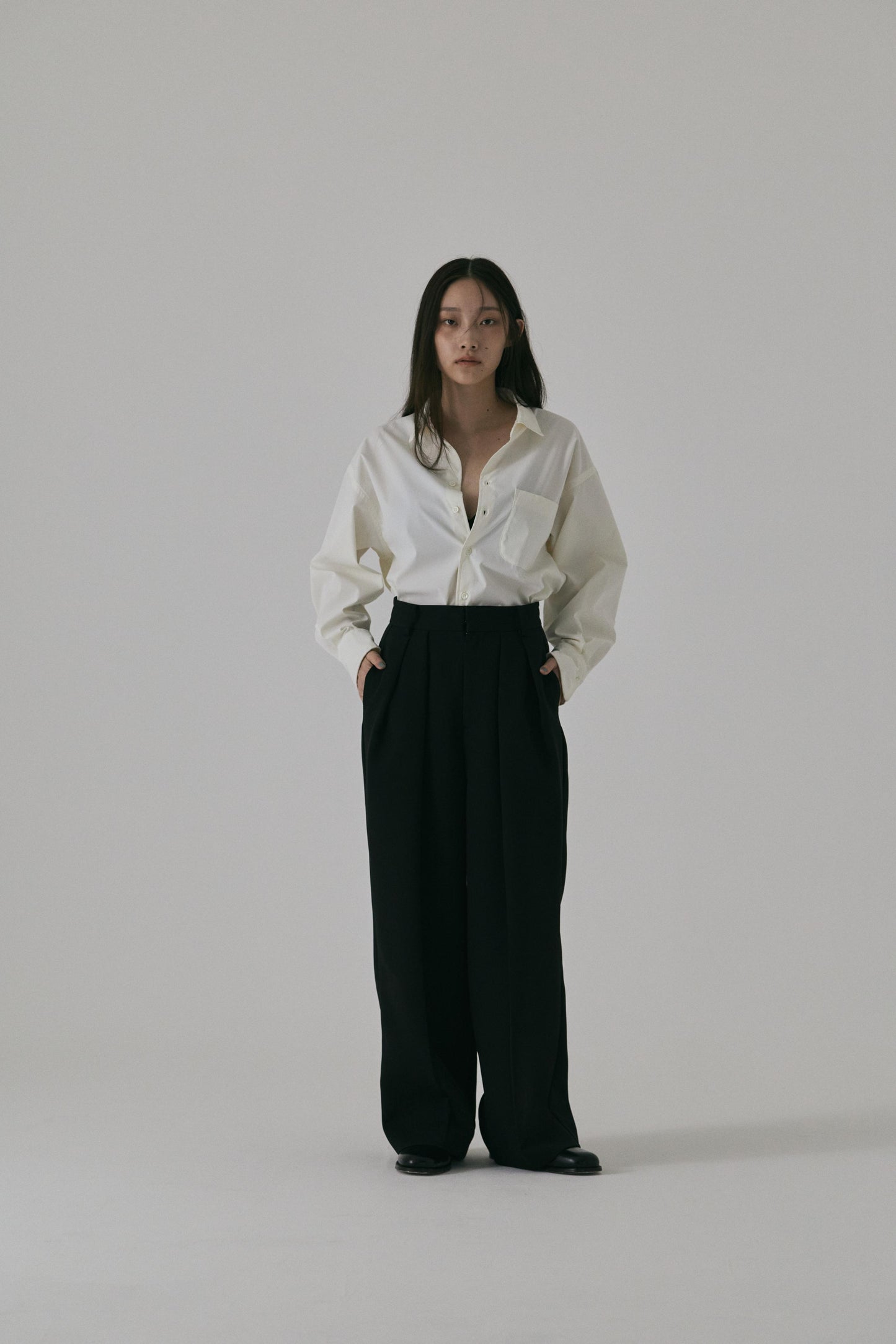 BASIC COLLAR OVERSIZED SHIRTS