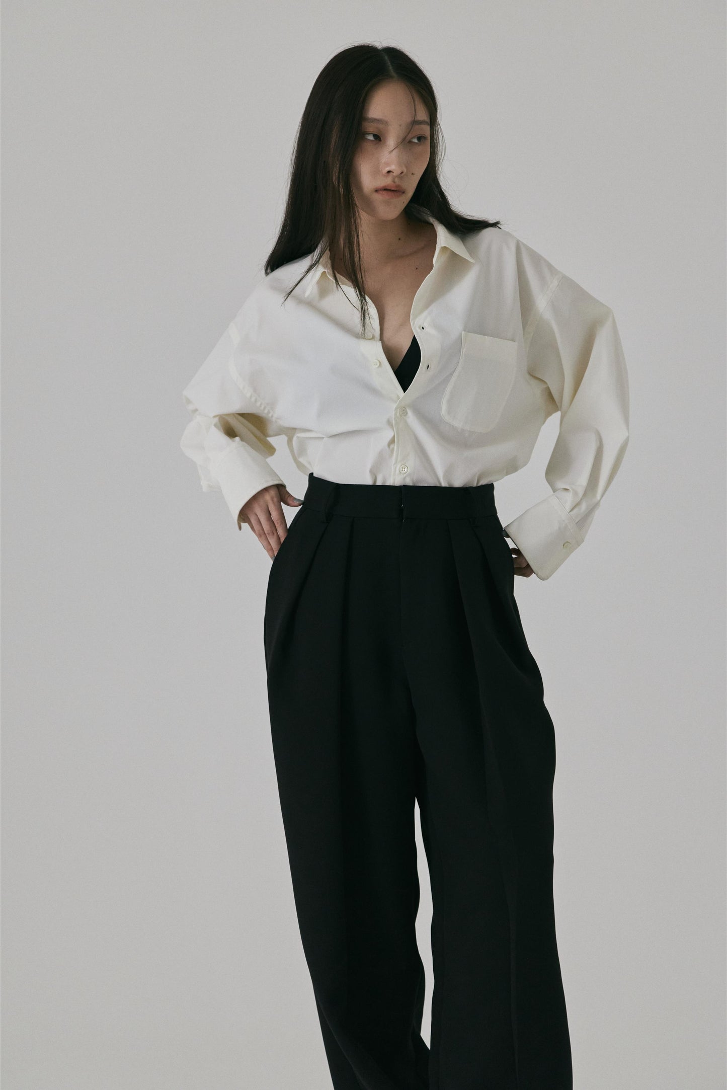 BASIC COLLAR OVERSIZED SHIRTS