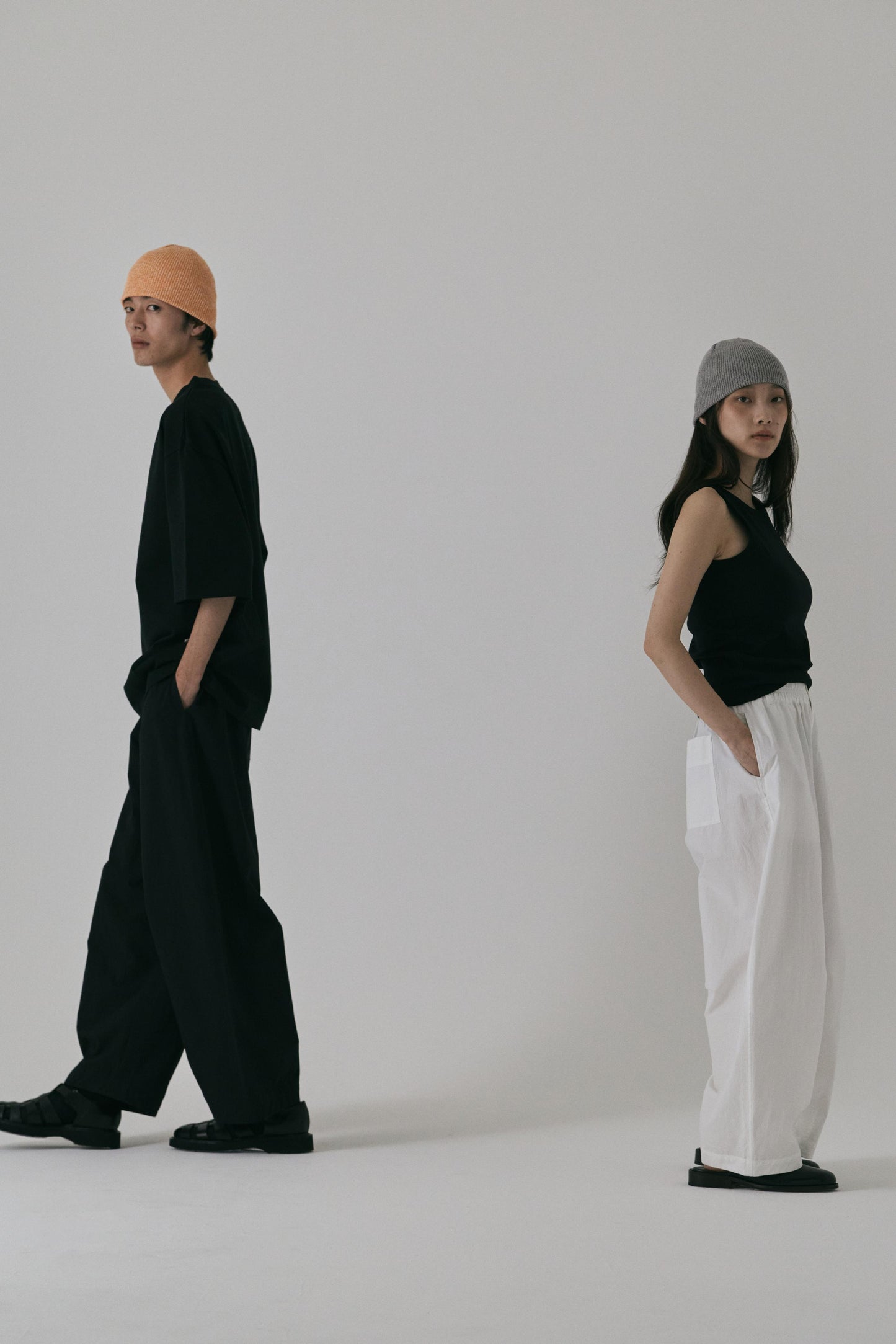 OMI WASHED WIDE PANTS