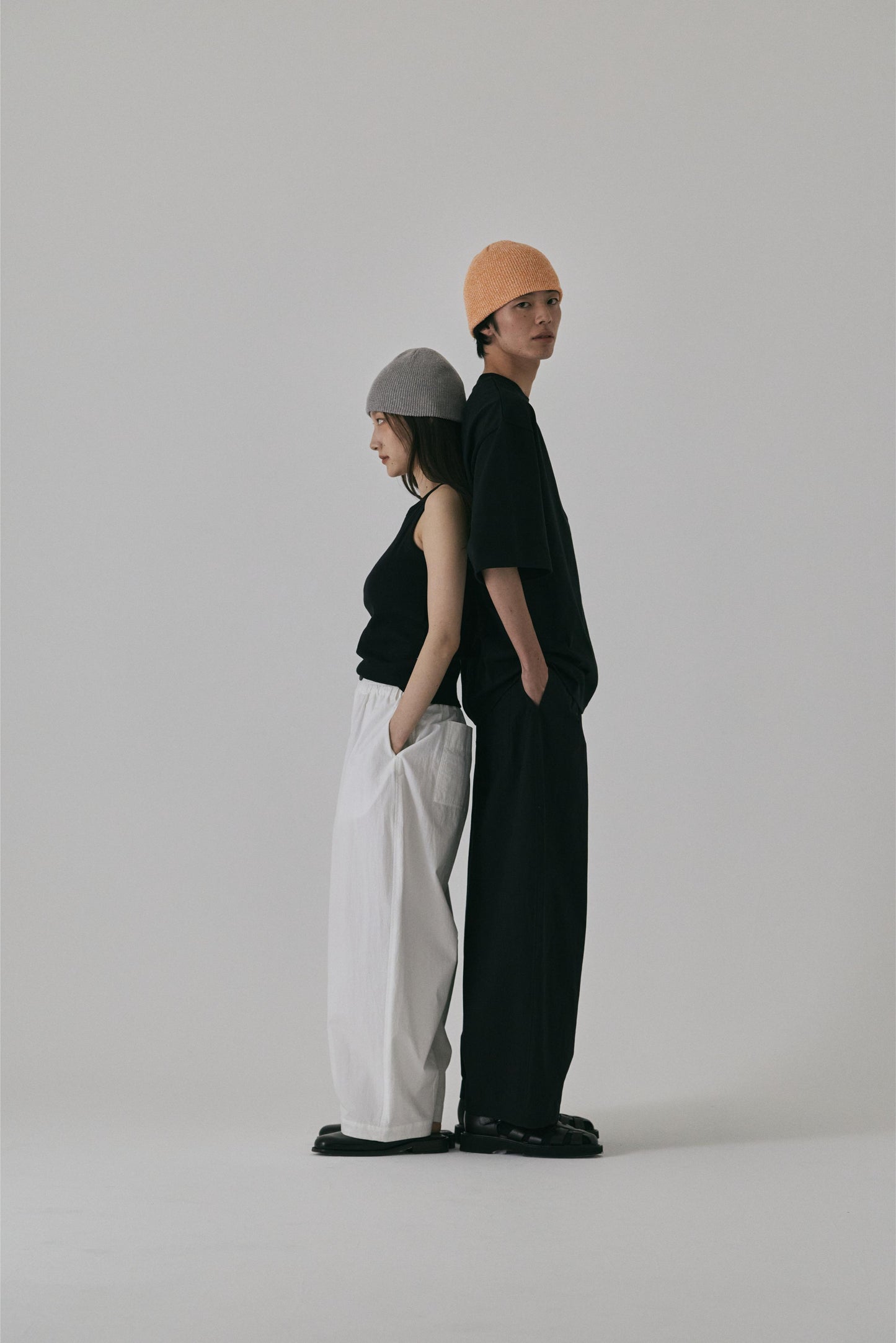 OMI WASHED WIDE PANTS