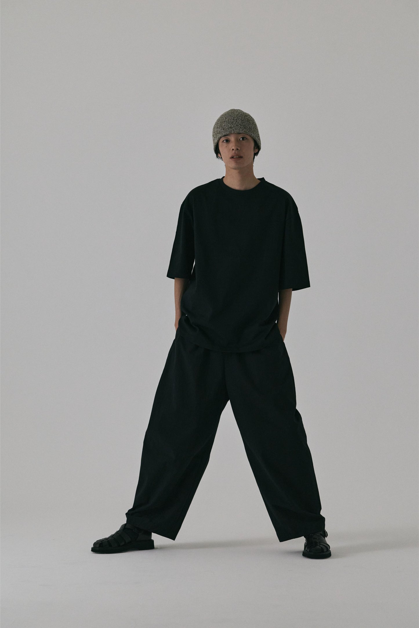 OMI WASHED WIDE PANTS