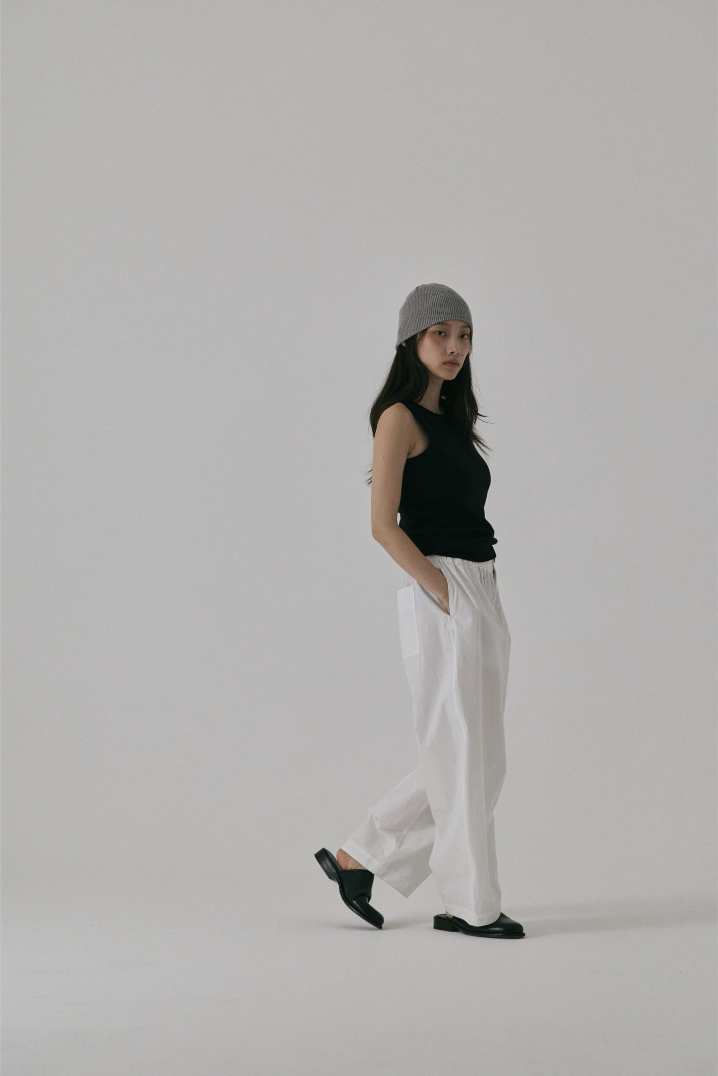 OMI WASHED WIDE PANTS