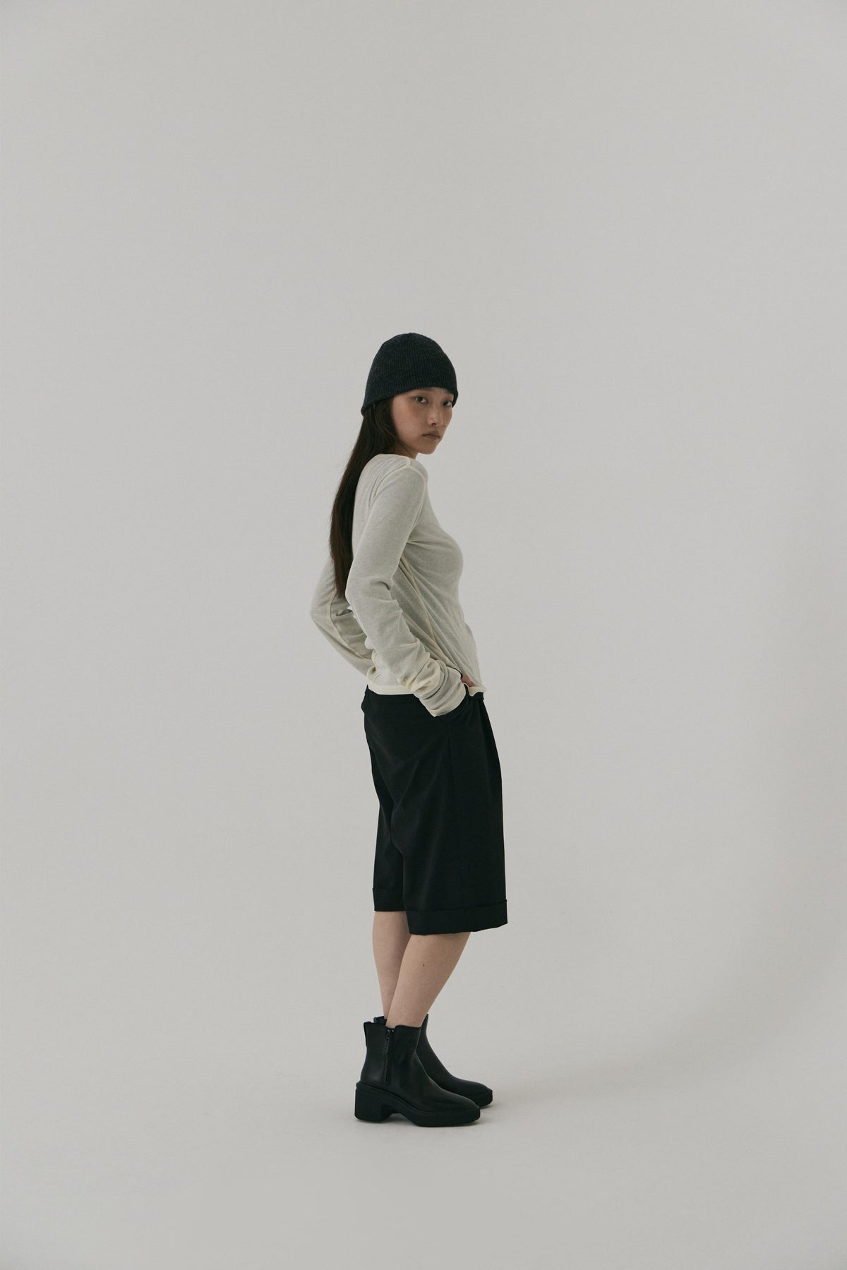 SHEER COTTON L/S TEE
